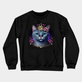 British Shorthair Queen Crewneck Sweatshirt